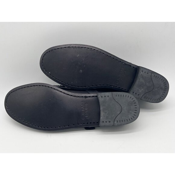 G.H. Bass Weejuns Womens Size 9 Black Leather Mary Jane Loafers With Buckle Clos - Picture 8 of 12